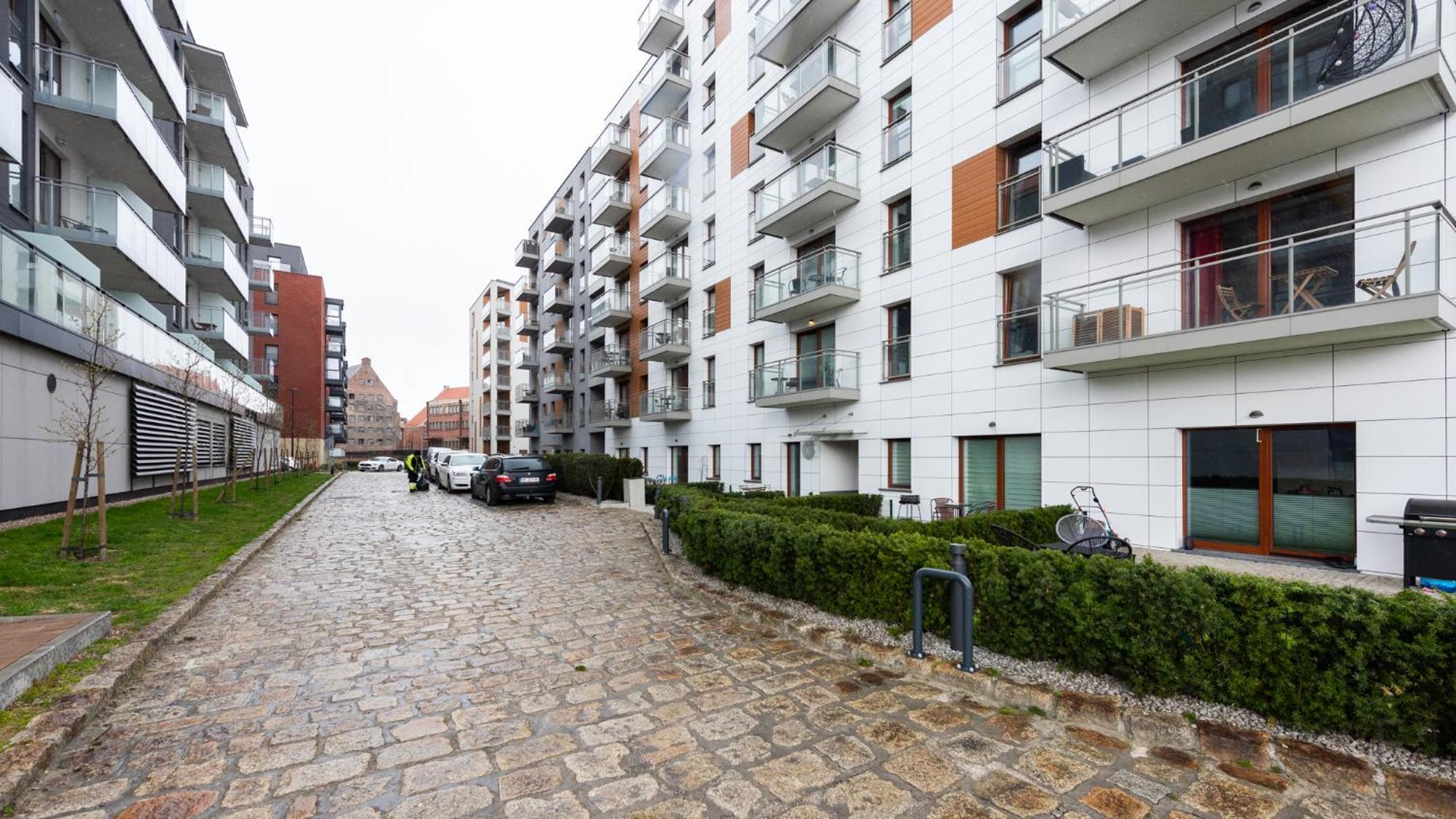 City Center Spa Apartments Jaglana 6A With Parking Danzig Exterior foto